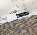 ZUZIFY Womens Push Up Lace Bra Light Pink 34A