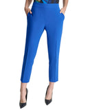 DKNY Slim-Leg Ankle Pants with Elasticated-Back UG4PD327 Lapis Blue 0
