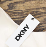 DKNY Weathered Twill Zip-Front Vest P5ETTB77 Coconut Off White M