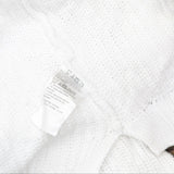 Isaac Mizrahi Live! 3/4-Sleeve Mix Stitch Open Front Cardigan Bright White 2X
