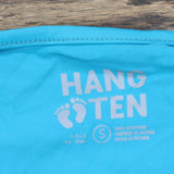 Hang Ten Womens Long Sleeve Knit Rash Guard 1678e9d727953c Aqua Blue S