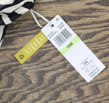 Anne Cole Swimsuit Plus Size Printed Surplice Swim Dress Black / White 18W