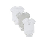 Little Me Baby Boys' Welcome to the World 3-Pack Bodysuit White Print 6 Months