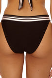 Trina Turk Womens Bougainvillea Reversible Hipster Swim Bottom Black Multi 12