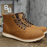 Goodfellow & Co Men's Forrest Work Boots 88097799 Cognac Brown 13