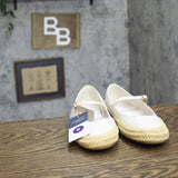 Universal Thread Bea Mary Jane Flats Raffia Trim 94836468 Cream Off White 6M