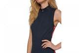 Tommy Hilfiger Womens Sleeveless Ribbed Midi Dress J2CD0698