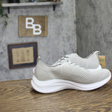 S Sport By Skechers Womens Resse 2.0 Elastic Gore Sneakers Light Gray 7.5M