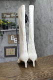 On 34th Womens Rachelle Stovepipe Boots 10019723900 Bone Smooth White 6M