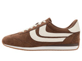 DV Dolce Vita Womens Hype Round Toe Low Top Lace Up Sneakers Chestnut Brown 8.5M