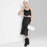 Wild Fable Women's Satin Slip Midi Skirt 84662366