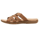 Easy Spirit Melinna Womens Strappy Slip On Sandal SEMELINNA3 Medium Brown 7M