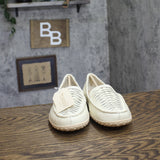 Baretraps Womens Origins Bridget Slip-On Boat Shoes OR10026 Off White 10M