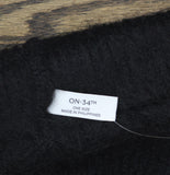 On 34th Womens Solid Brushed Beanie Rolled Cuff Fuzzy MO1542505 Black