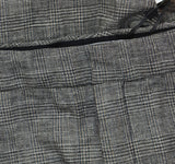 Mango Womens Wool Blend Flared Leg Suit Pants Gray Brown Check EUR 38 (US 5)