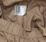 State Of Day Womens Linen Pajama Shorts 100185758MS Natural Umber Brown M