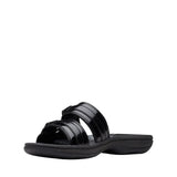 Clarks Patent Breeze Piper Slide Sandal 26171970 Black 9M
