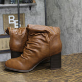 Journee Collection Women's Ruched Slouch Sequoia Boots SEQUOIA Brown 10M