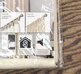 Thermalogic Topsions Room Darkening Curtain Panel Pair Natural Brown 80x63