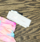 Salt + Cove Trendy Plus Size Tie-Dye Side-Tab Bikini Bottom Wave Pink Multi 1X