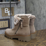Baretraps Wyoming Suede Ankle Winter Hiking Boots BT28506 Taupe Brown 7.5M