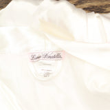 Linea Donatella Womens Bride Satin Wrap Robe BDS091 White XL