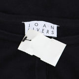 Joan Rivers Womens Button Front Cardigan with Hem A366313 Black 1X