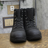 All In Motion Mens Blaise Snow Boots Lace Up 94637763 Black 10M