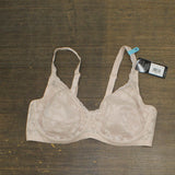 Bali Passion for Comfort Smooth Lace Bra Womens DF6590 Sandshell Brown 42C