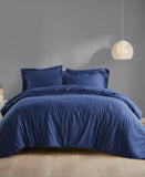 Clean Spaces 5-Piece Comforter Bedding Set Blue Twin XL