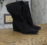 On 34th Womens Gabriellaa Over-the-Knee Boots 10019655400 Black Microsuede 5.5M