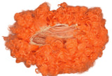 Morphsuits Halloween Costume Adult Fancy Dress Fuzzy Wig Orange