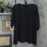 Colsie Women's Oversized Sweatshirt 55ZZW7 Black XL