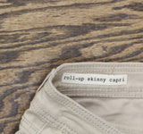 Dollhouse Juniors Ripped Colored Wash Cropped Skinny Jeans Beige Brown 9