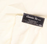 Alfred Dunner Copenhagen Corduroy Average Length Pants Winter Off White 16W