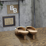 A New Day Womens Larissa Pointed Toe Mule Heels 94462838 Brown 7.5M