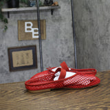 Madden Girl Womens Bonita Ballet Flat Mary Jane BONI01J1 Red Mesh 9M