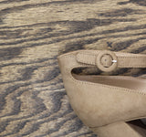 Sun + Stone Reeta Block Heel Platform Sandals 10008570800 Stone Gray Brown 10M