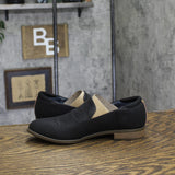 Dr.Scholl's Womens Ruler Slip-On Block Heel Loafers G4575S1 Black 7.5M