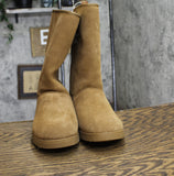 Universal Thread Womens Sarah Suede Shearling Winter Boots Tan Brown 10M