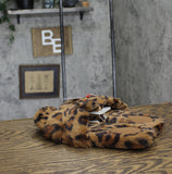 A New Day Womens Sage Slip On Slippers 91315735 Leopard Brown 10M