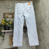 Levi's Superlow Jeans with Button and Zip Fly 92463705 Abraided Art Blue 28x32