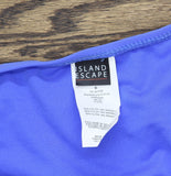 Island Escape Womens Mid-Rise Bikini Bottoms N760029 Blue 8