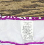 Swim Solutions Tiletale V-Neck Tankini Top 806834 Magenta Purple Multi 14