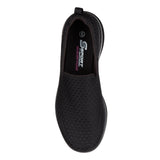 S Sport By Skechers Womens Malvina Slip-On Performance Sneakers Black 6.5M
