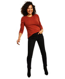 Charter Club Straight Leg Mid Rise Tummy Slimming Jeans Saturated Black 16