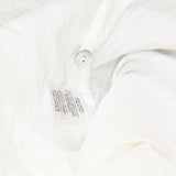 Marla Wynne Womens Button Textured Easy Shirt. Pure White 3X