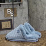 Michael Michael Kors Womens Janis Scuff Slippers Fuzzy 40R1JAFP2Y Denim Blue 6M