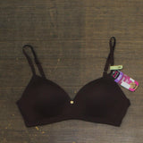 Maidenform Everyday Luxe Wireless T-Shirt Bra with Convertible Straps Brown 38B