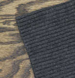 A New Day Sleeve Knit Polo Collar Ribbed Cuff Sweater Dress Dark Heather Gray M